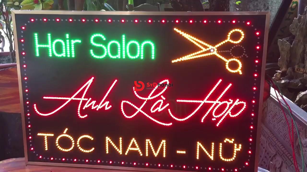 Thiết kế thi công biển quảng cáo tiệm tóc tại Đà Nẵng - Solarhome