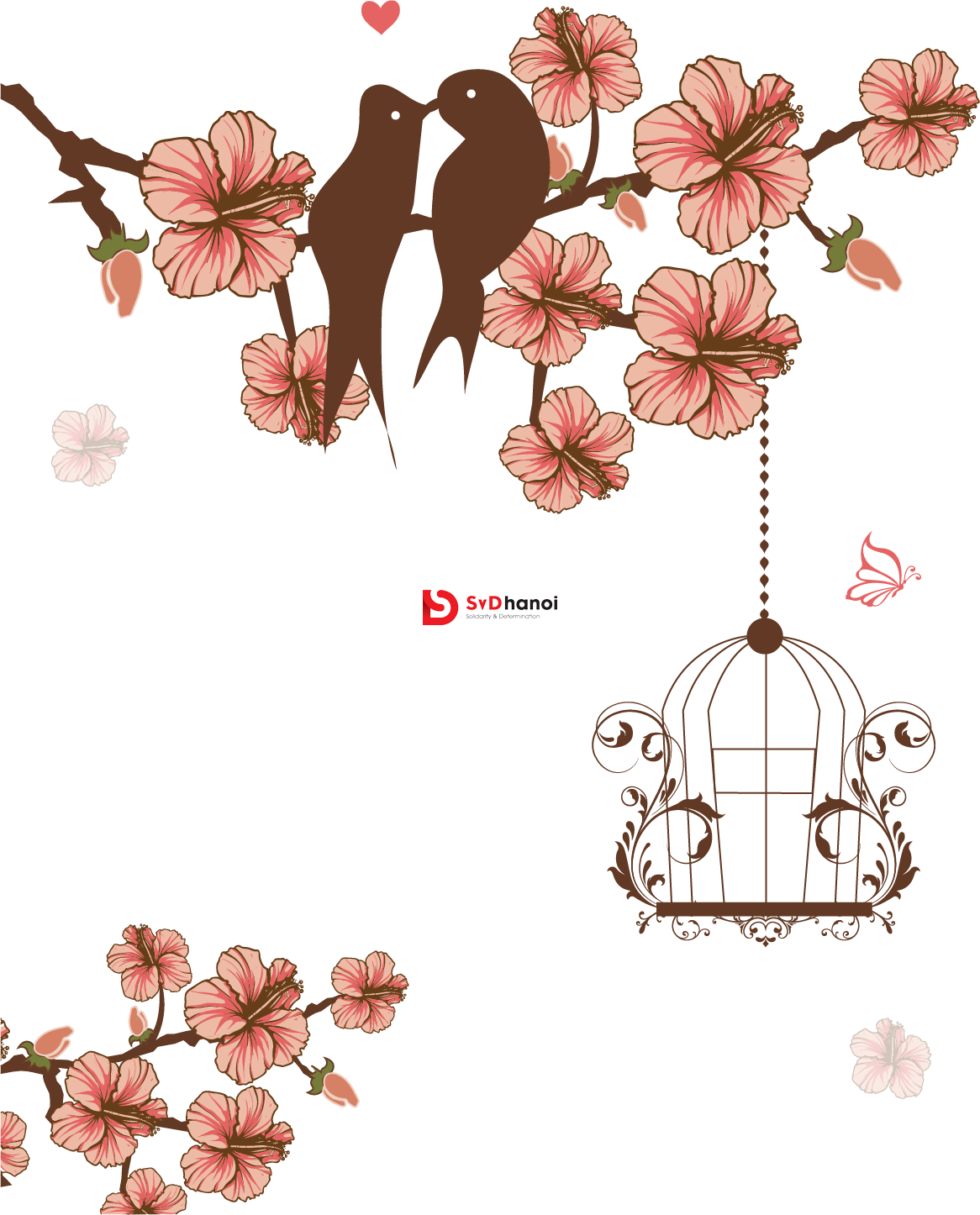 Link tải 100+ ảnh Hoa đào vector, PSD, PNG mới nhất miễn phí