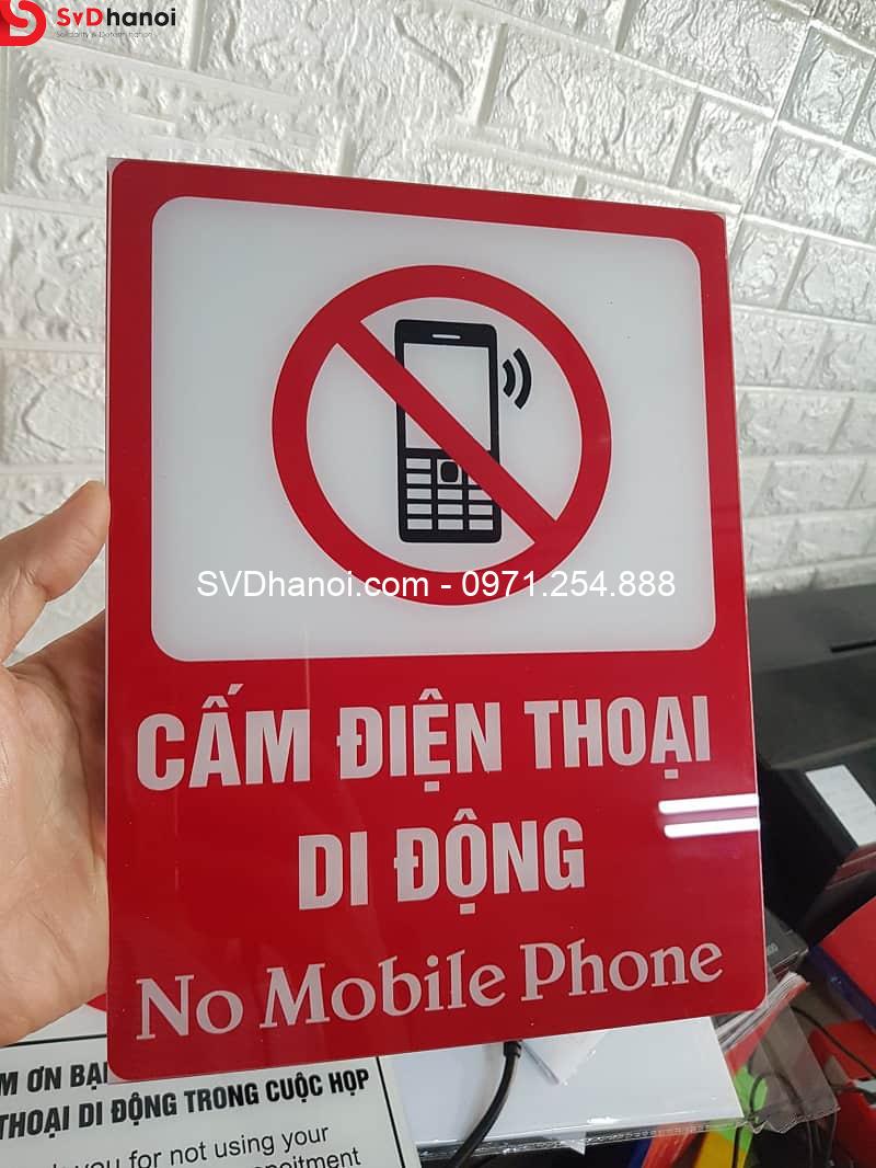 Biển cấm sử dụng điện thoại