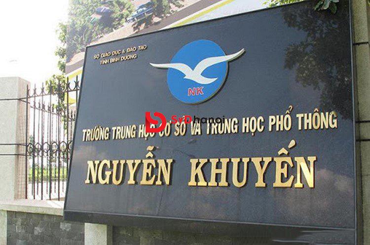 Mẫu biển quảng cáo trường học